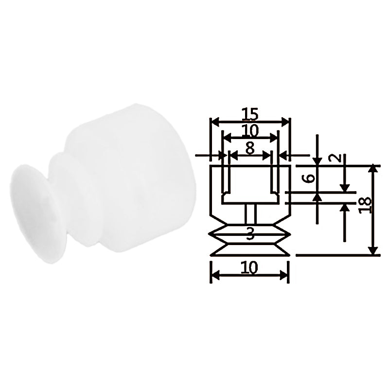 Pneumatic suction cup TS2-10