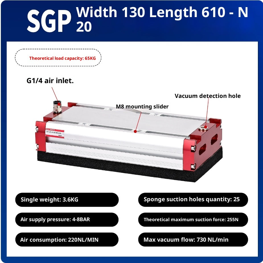 SGP 130x610-N20 with check valve