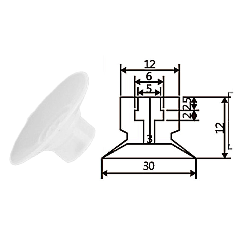 Pneumatic suction cup TS1-S30