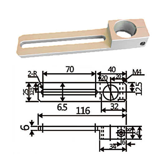 Sliding 70 support W.-20