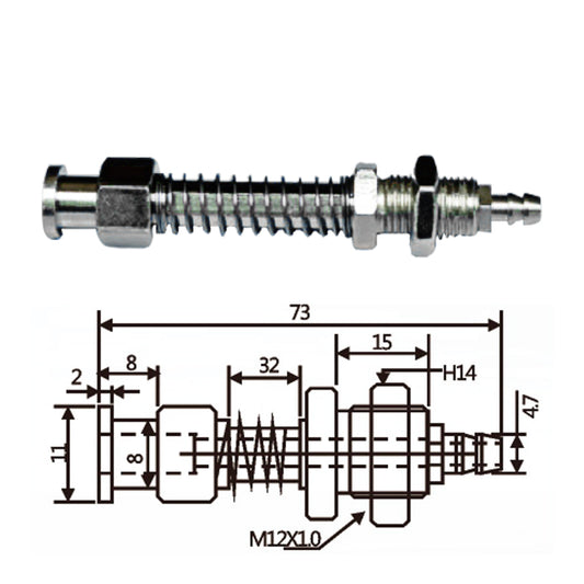 Vacuum Cup Holder Connector JFH11-1273-防转后进气金具