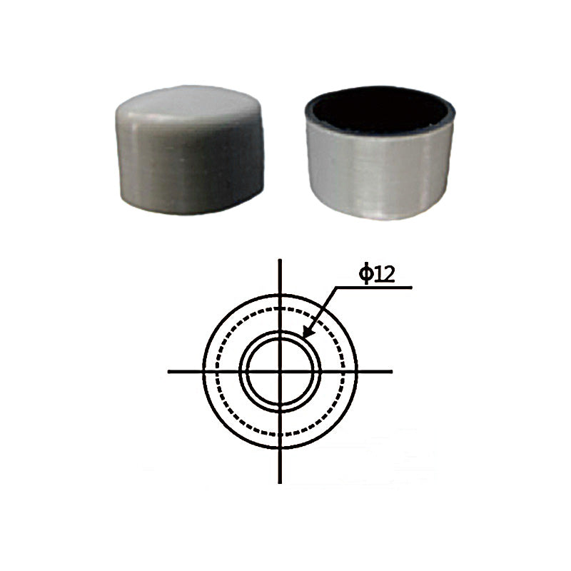Stainless steel pipe end cap - Φ12