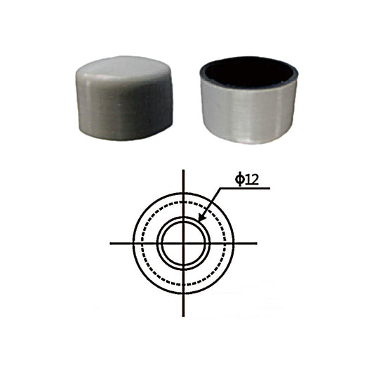 Stainless steel pipe end cap - Φ12