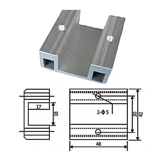 JD20C040 -- Fixture Block A (with teeth)