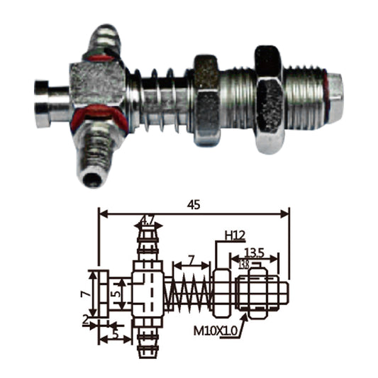 Vacuum Cup Holder Connector JF07-1045-小头防转金具