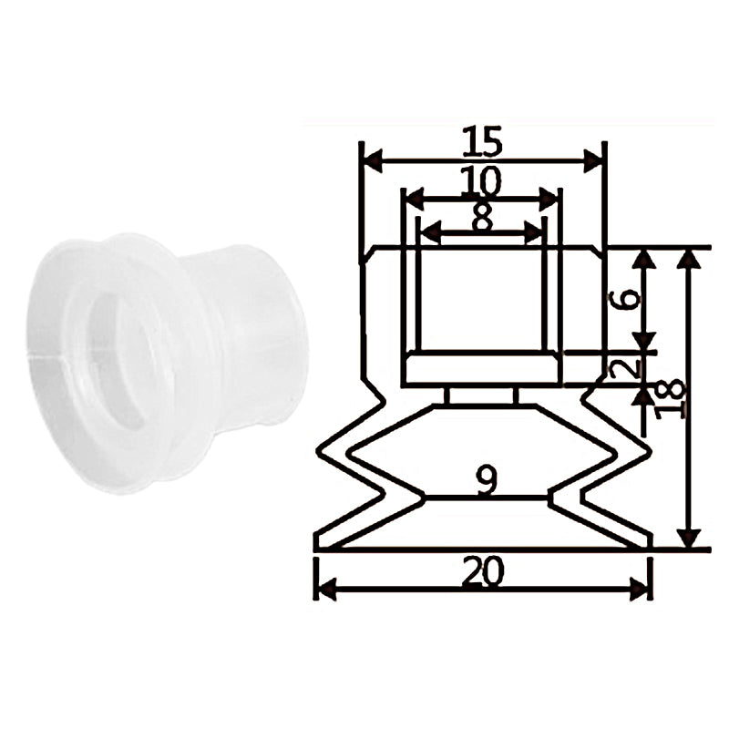 Pneumatic suction cup TS2-20
