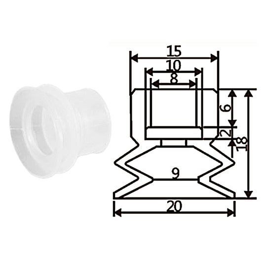 Pneumatic suction cup TS2-20