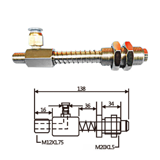 Vacuum Cup Holder Connector PJ138L