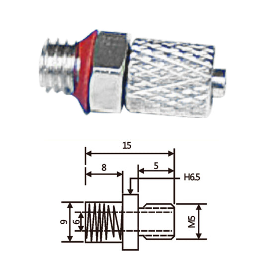 Vacuum Cup Holder Connector M5-6快速气嘴