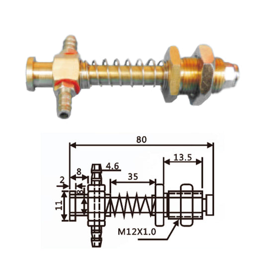 Vacuum Cup Holder Connector JT11-1280A-大头铜金具