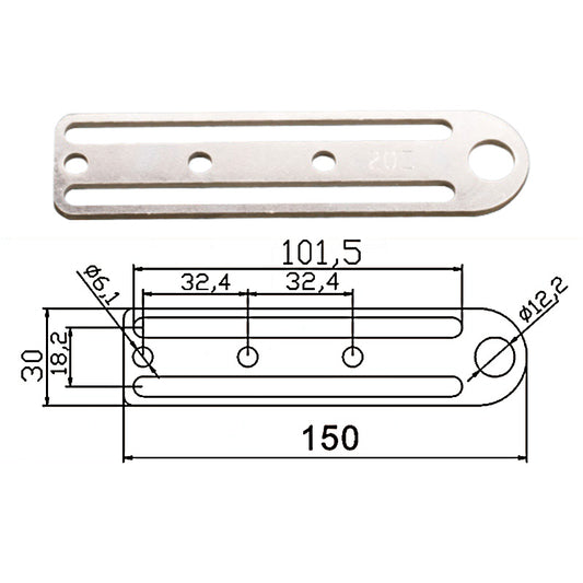 Fixed plate H - JD20E-096