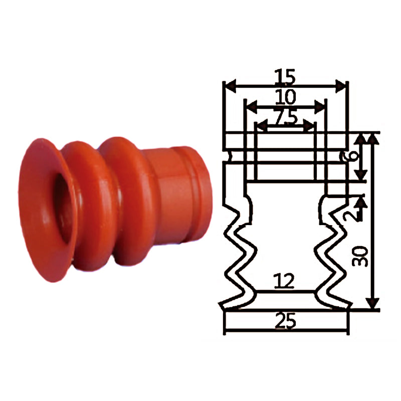 Pneumatic suction cup SD3-25白和红