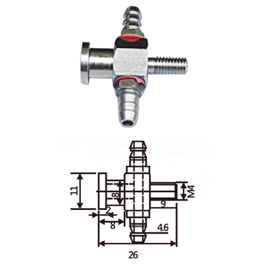Vacuum Cup Holder Connector JD11-04大头气缸头