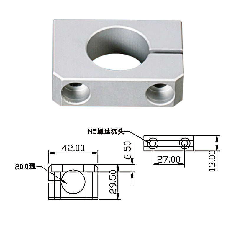 Fixed support JD-Φ20