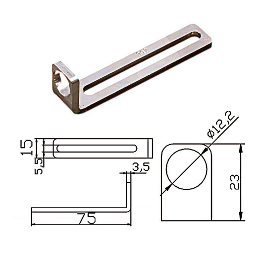 Fixed plate  JD20E-109