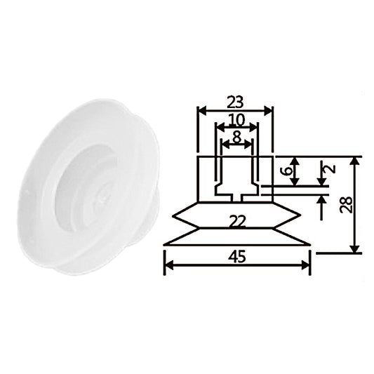 Pneumatic suction cup TS2-45