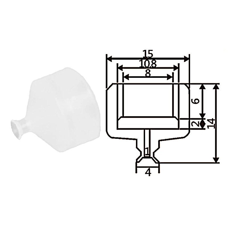 Pneumatic suction cup TS1-4