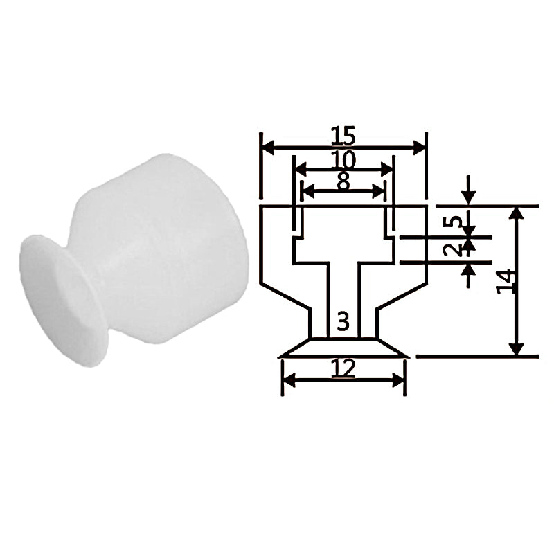 Pneumatic suction cup TS1-12