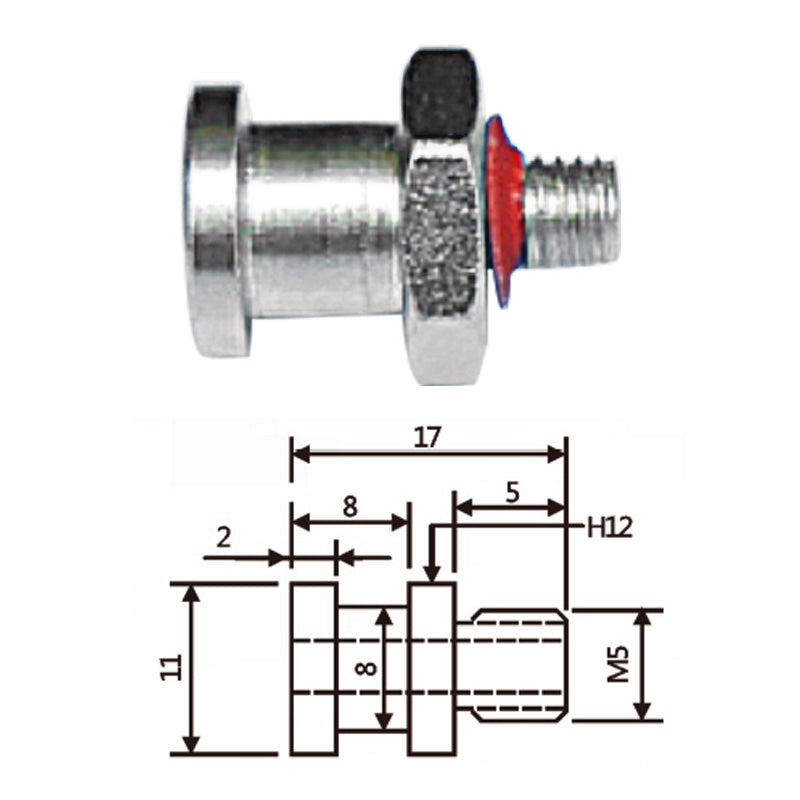 Vacuum Cup Holder Connector JD11-M5大头金具转换头