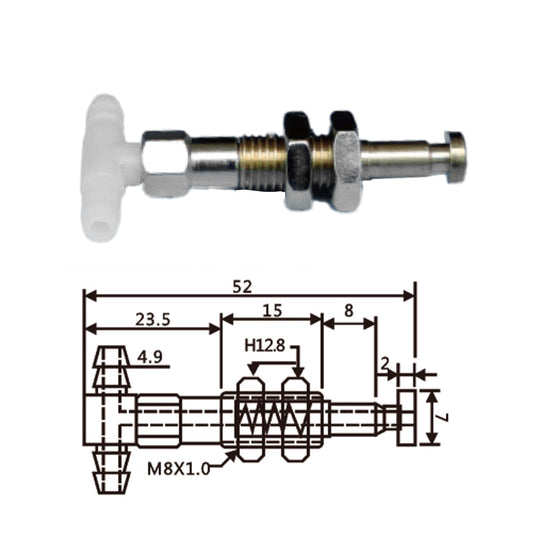 Vacuum Cup Holder Connector JD07R020-迷你金具B1