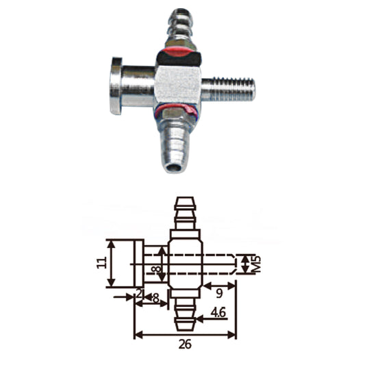 Vacuum Cup Holder Connector JD11-05大头气缸头