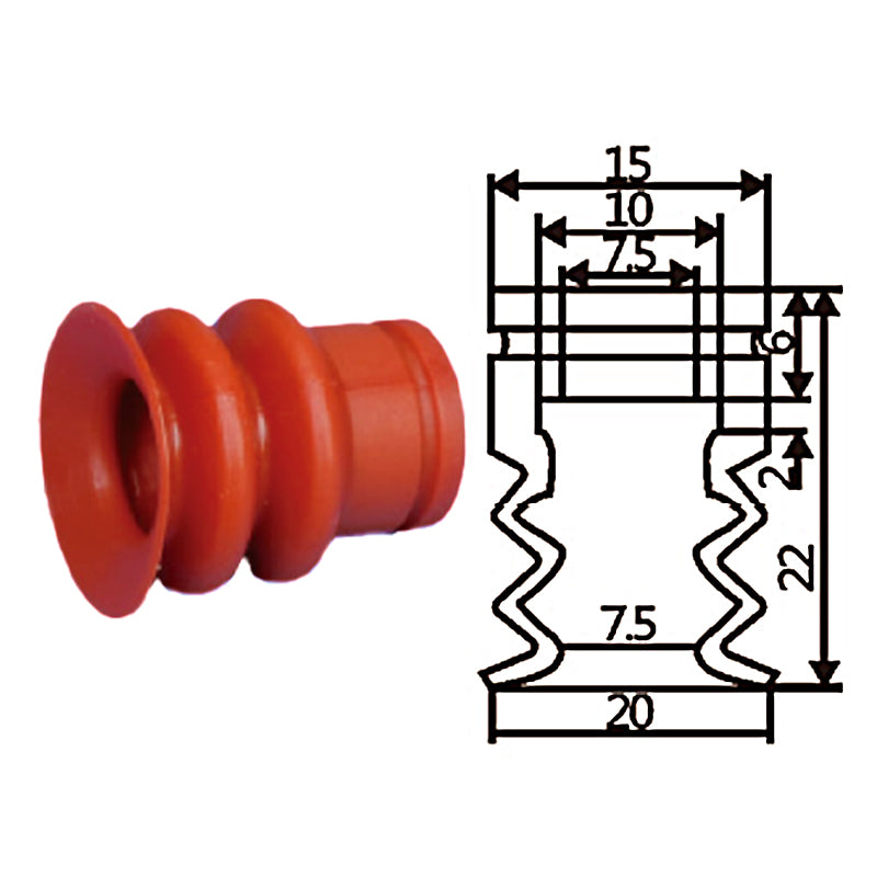 Pneumatic suction cup SD3-20白和红