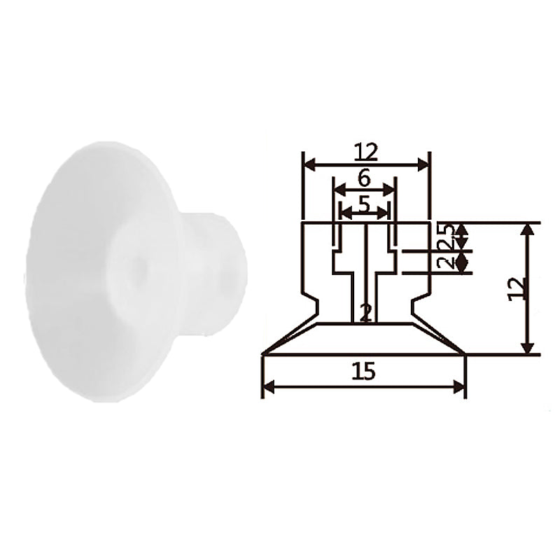 Pneumatic suction cup TS1-S15