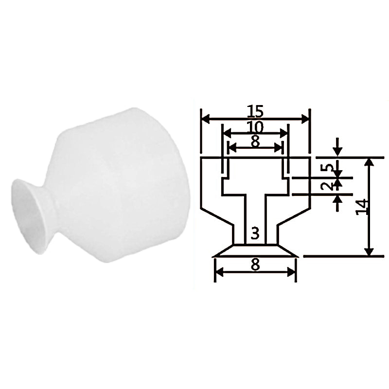 Pneumatic suction cup TS1-8