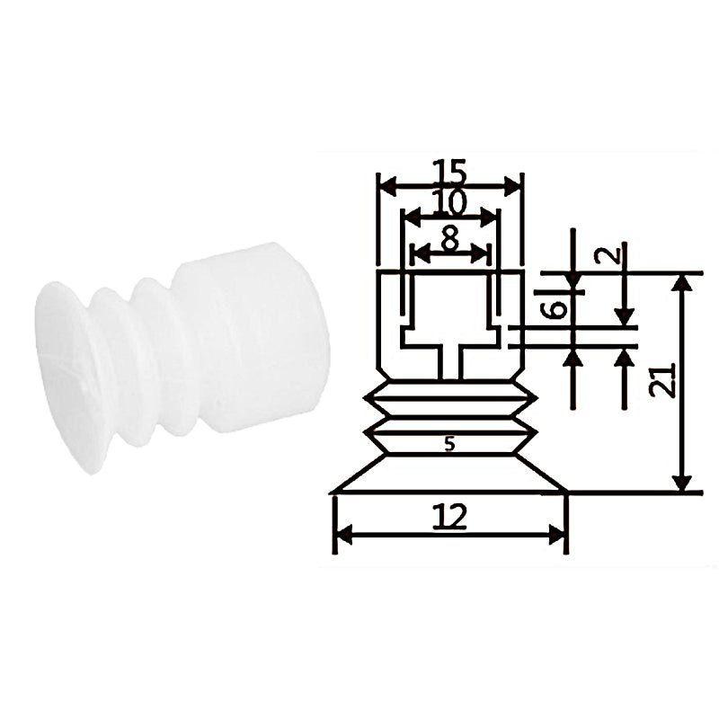 Pneumatic suction cup TS3-12