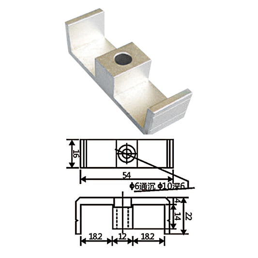 JD20C030 -- Fixture Block B (Through Hole)