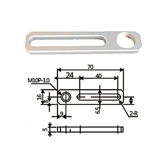 Sliding 40 bracket w -- M12