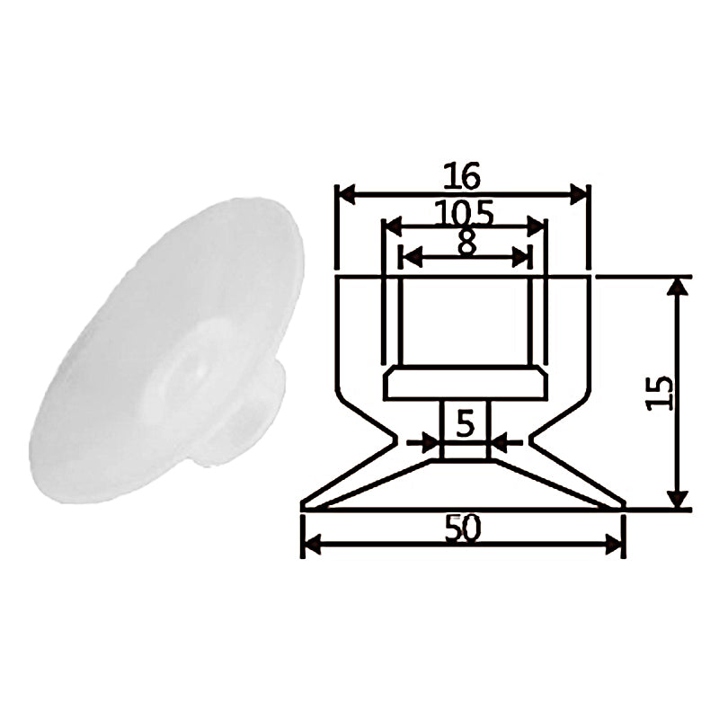 Pneumatic suction cup TS1-50
