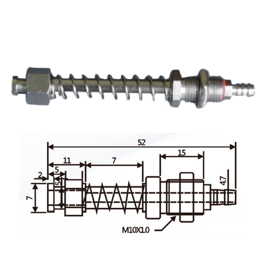 Vacuum Cup Holder Connector JH07-1050-小头后进气金具