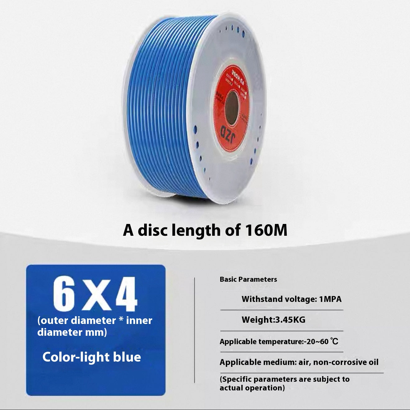160M 6*4 air tube industrial PU air tube