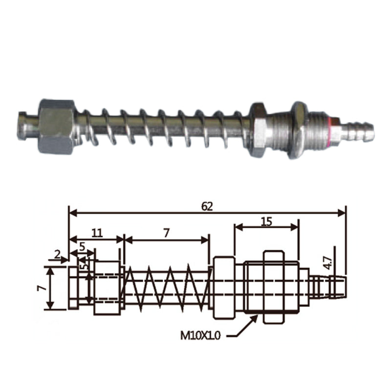 Vacuum Cup Holder Connector JH07-1060-小头后进气金具