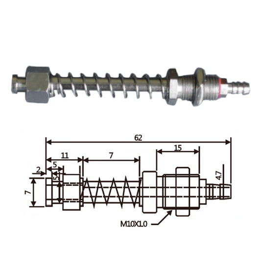 Vacuum Cup Holder Connector JH07-1060-小头后进气金具