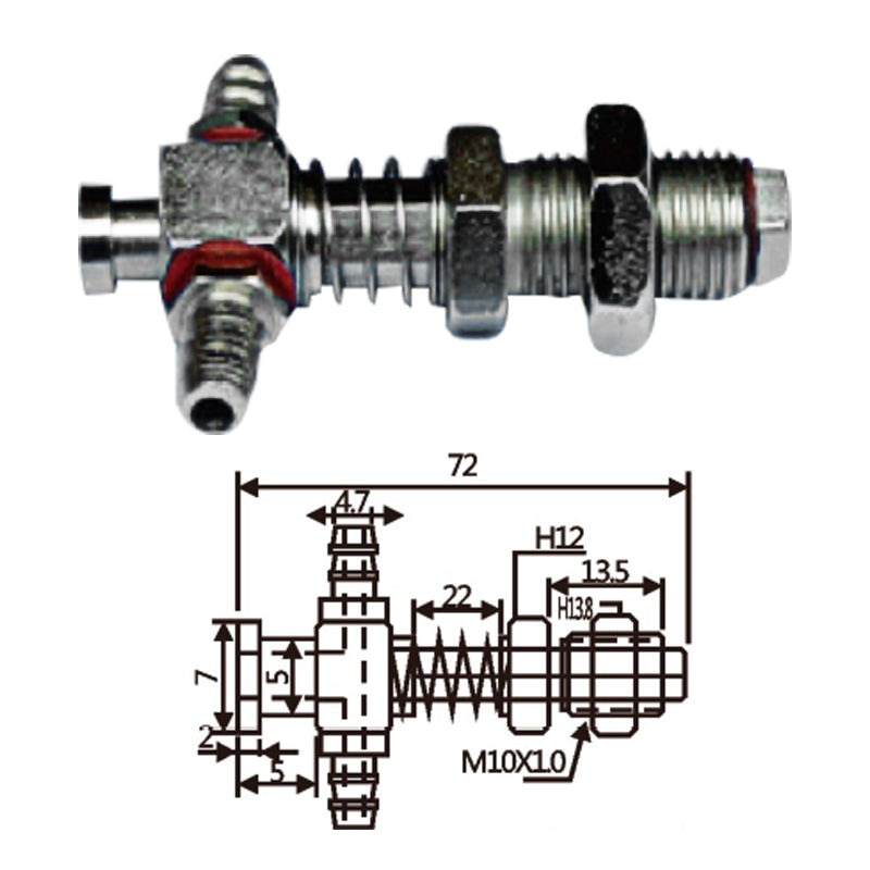 Vacuum Cup Holder Connector JF07-1072-小头防转金具