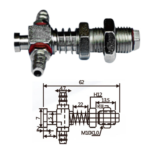 Vacuum Cup Holder Connector JF07-1062-小头防转金具