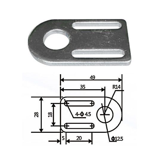 Fixed plate A-JD20E080