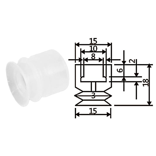 Pneumatic suction cup TS2-15