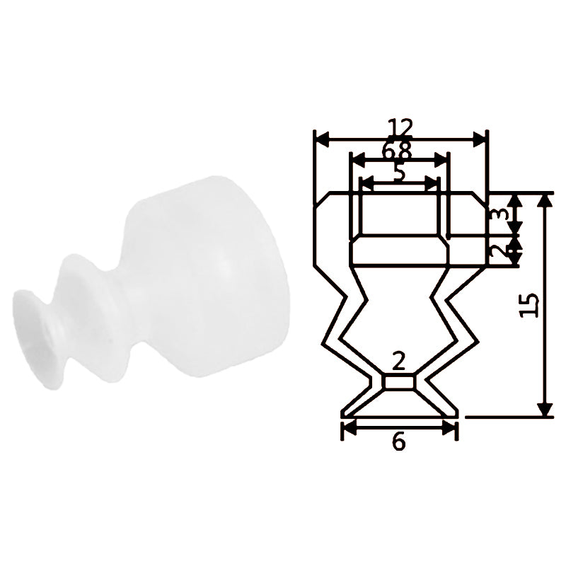 Pneumatic suction cup TS2-S6