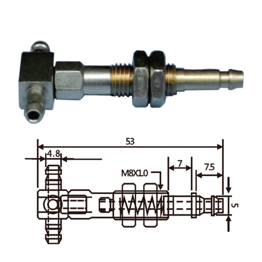 Vacuum Cup Holder Connector JD07R070-迷你金具A2