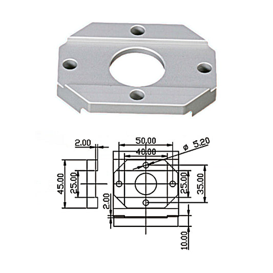 Aluminum strip fixing bracket JD25-40