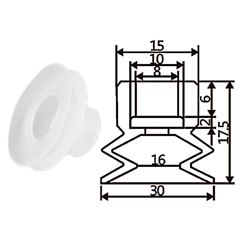 Pneumatic suction cup TS2-30