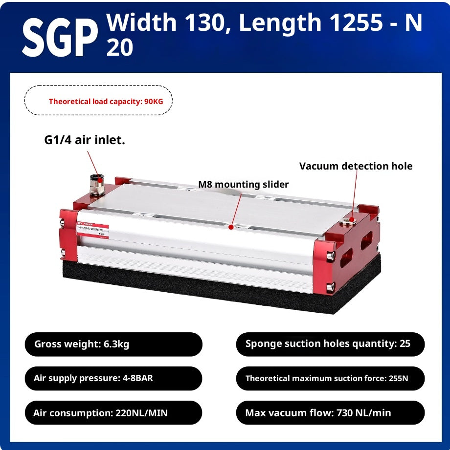 SGP 130x1255-N20 with check valve