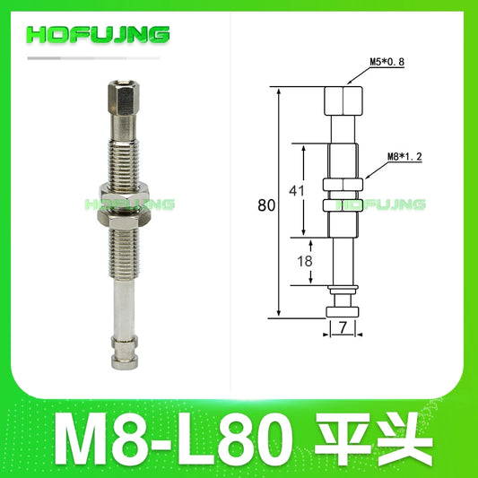 M8-L80 (flat head)  rotatable