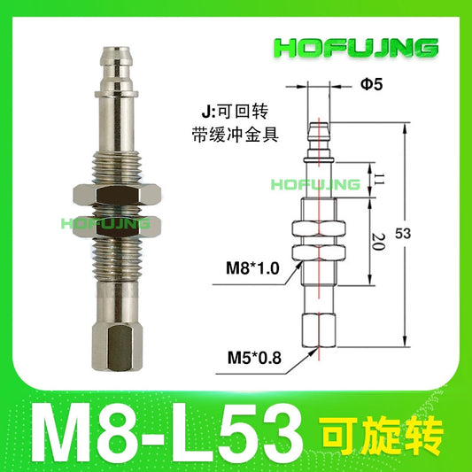 M8-L53 (pointed tip) rotatable