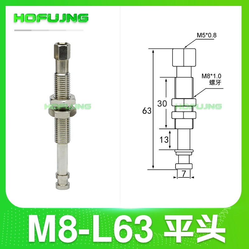 M8-L63 (flat head)  rotatable