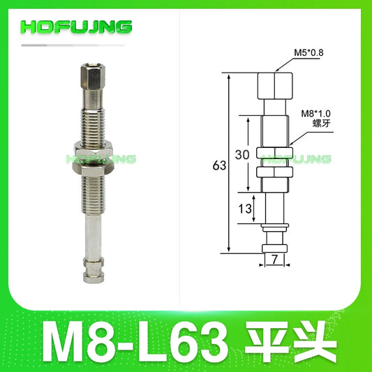 M8-L63 (flat head)  rotatable