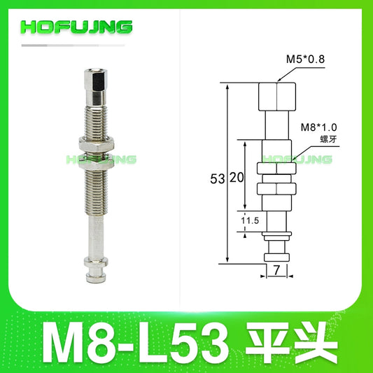 M8-L53 (flat head)  rotatable